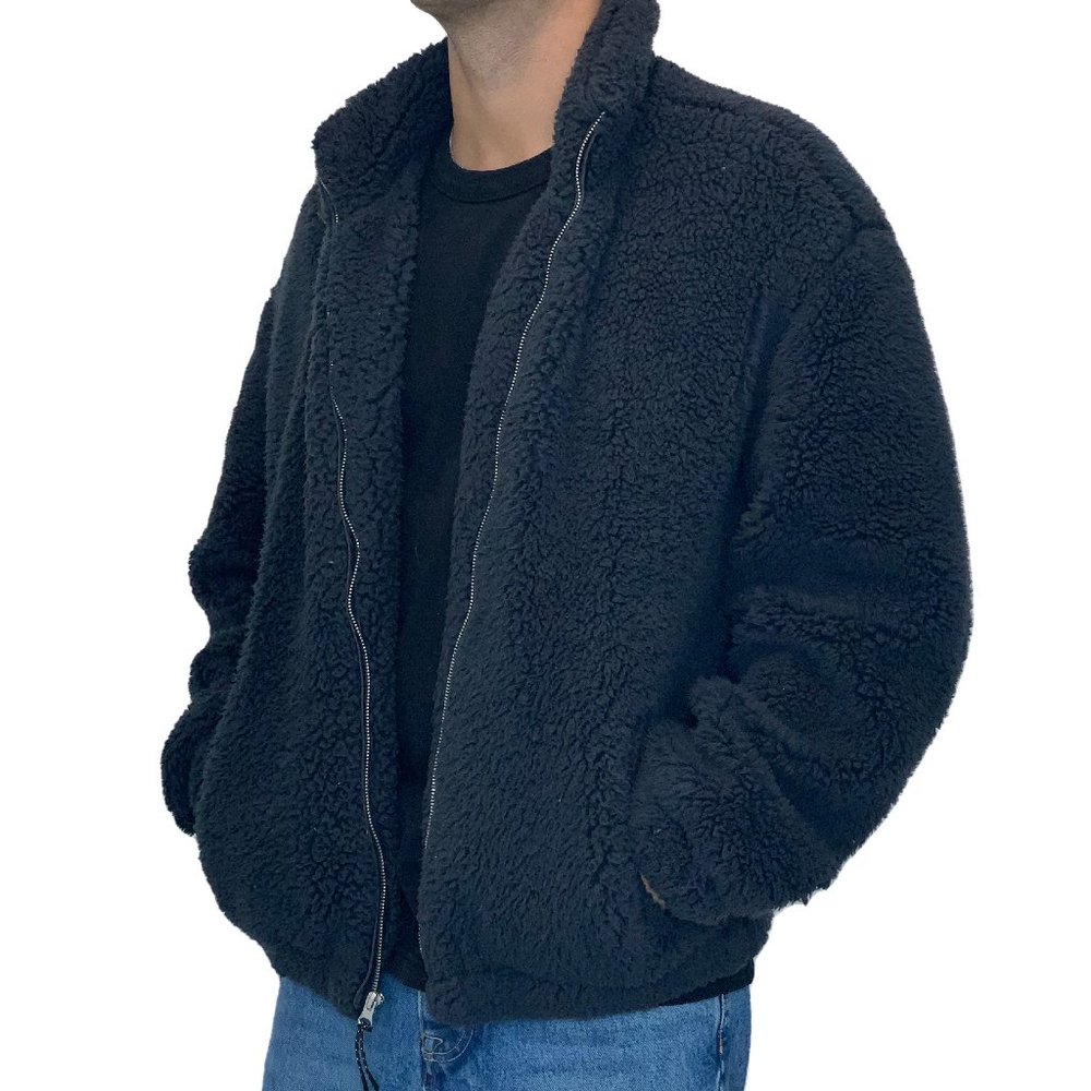 Fuzzy Zip Sweater